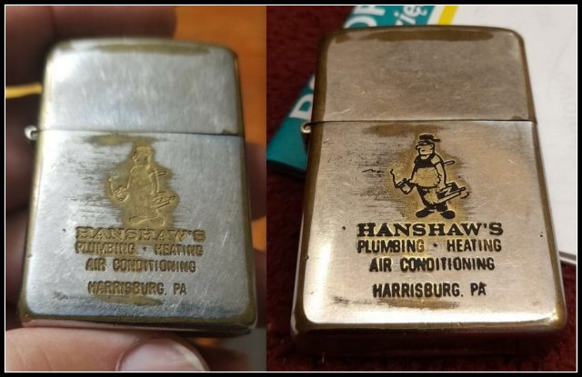 Renowacja Zippo Hanshaws's Plumbing